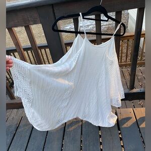 Free People white knit top